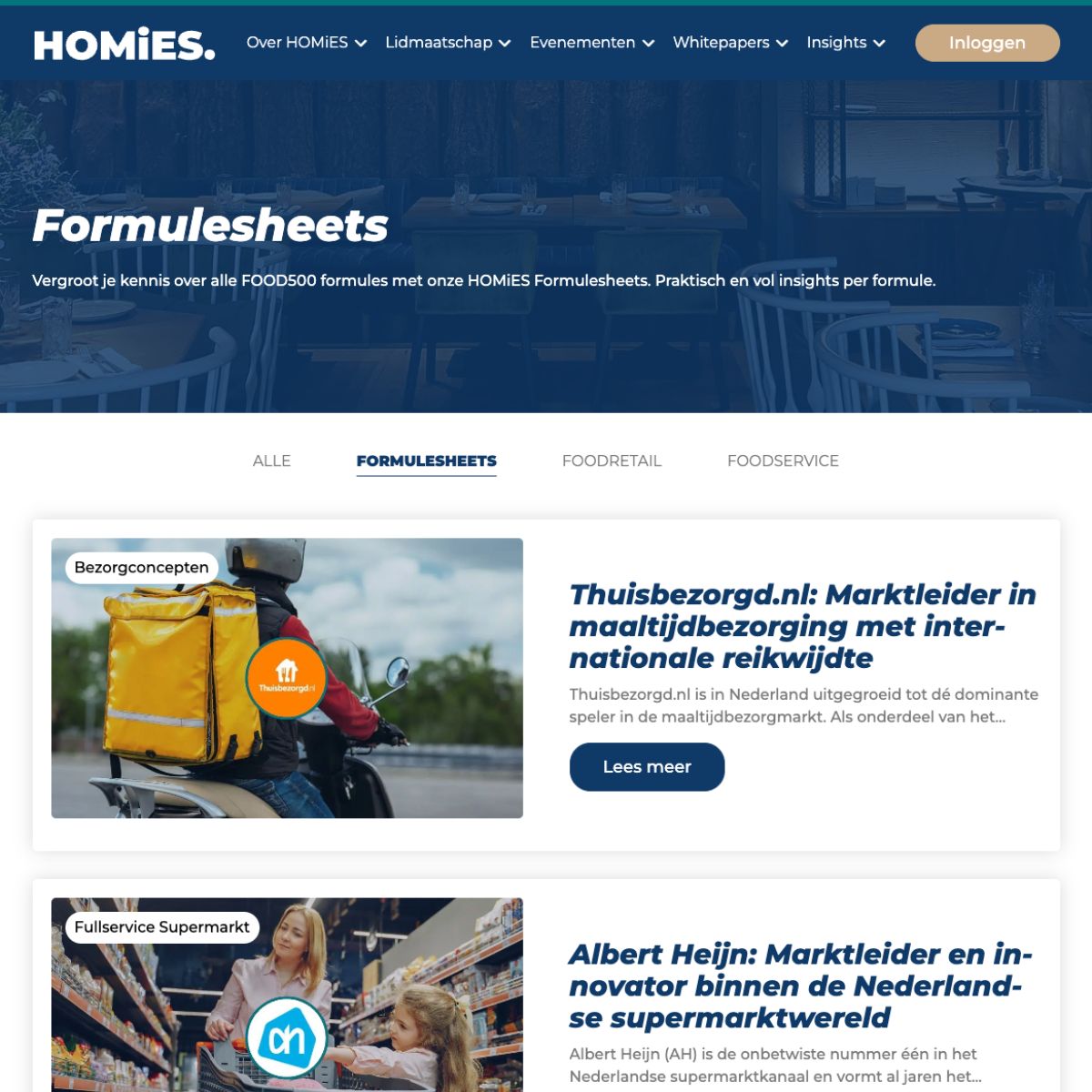 HOMiES Formulesheets