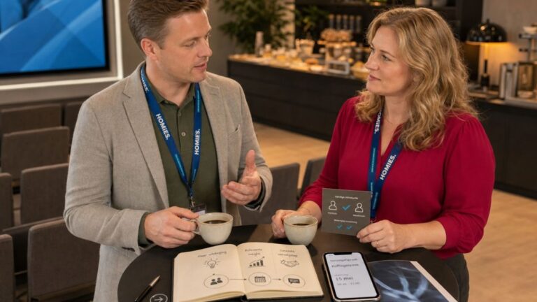 HOMiES Tips - Netwerken - van ontmoeting naar relatie