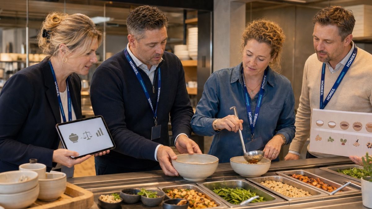 HOMiES Tips - Portiecontrole - waar receptuur en rendement elkaar ontmoeten