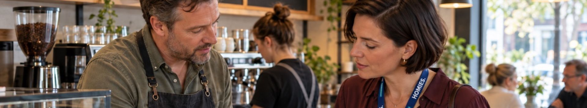 HOMiES Insights - Lunchrooms en Koffiezaken - Koffie en verse lunch aan de bar
