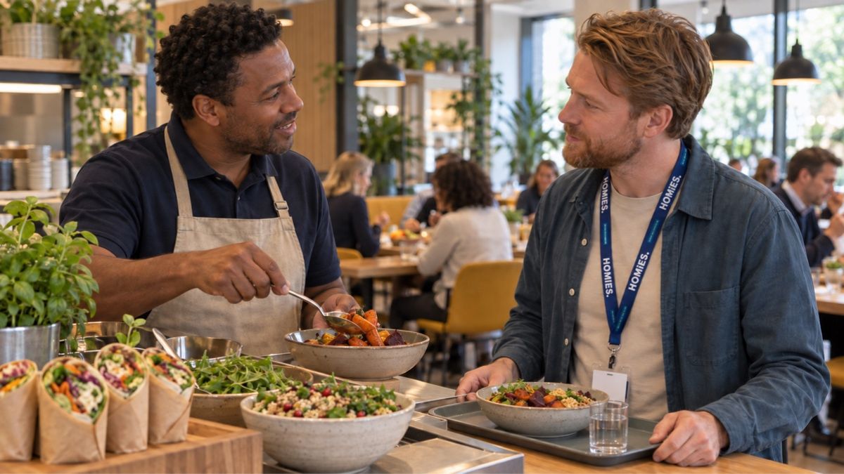 HOMiES Insights - Smaak Bedrijfscatering - Persoonlijke aandacht aan de lunchbar