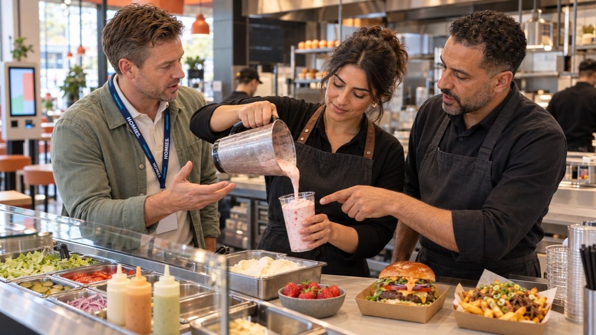 HOMiES Insights - Burger n Shake - Franchisetraining met ambachtelijke shake