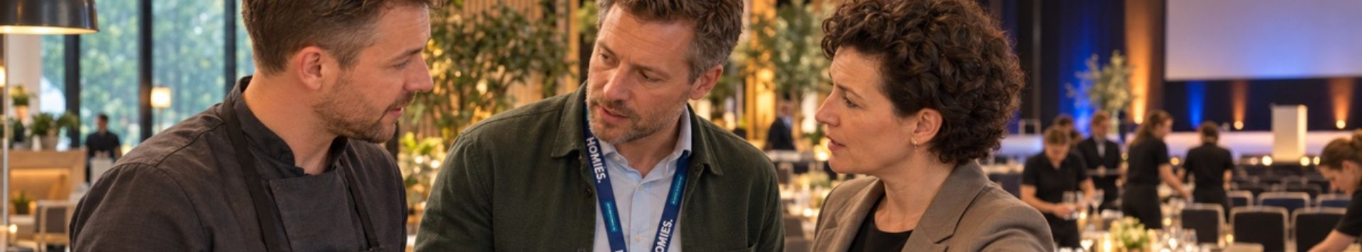 HOMiES Insights - De Bonte Wever - Live cooking voor zakelijk evenement
