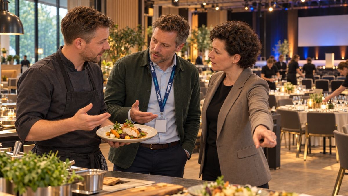 HOMiES Insights - De Bonte Wever - Live cooking voor zakelijk evenement