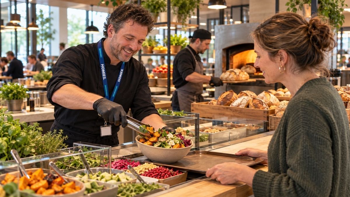HOMiES Insights - La Place - Open keuken met dagverse salade en brood