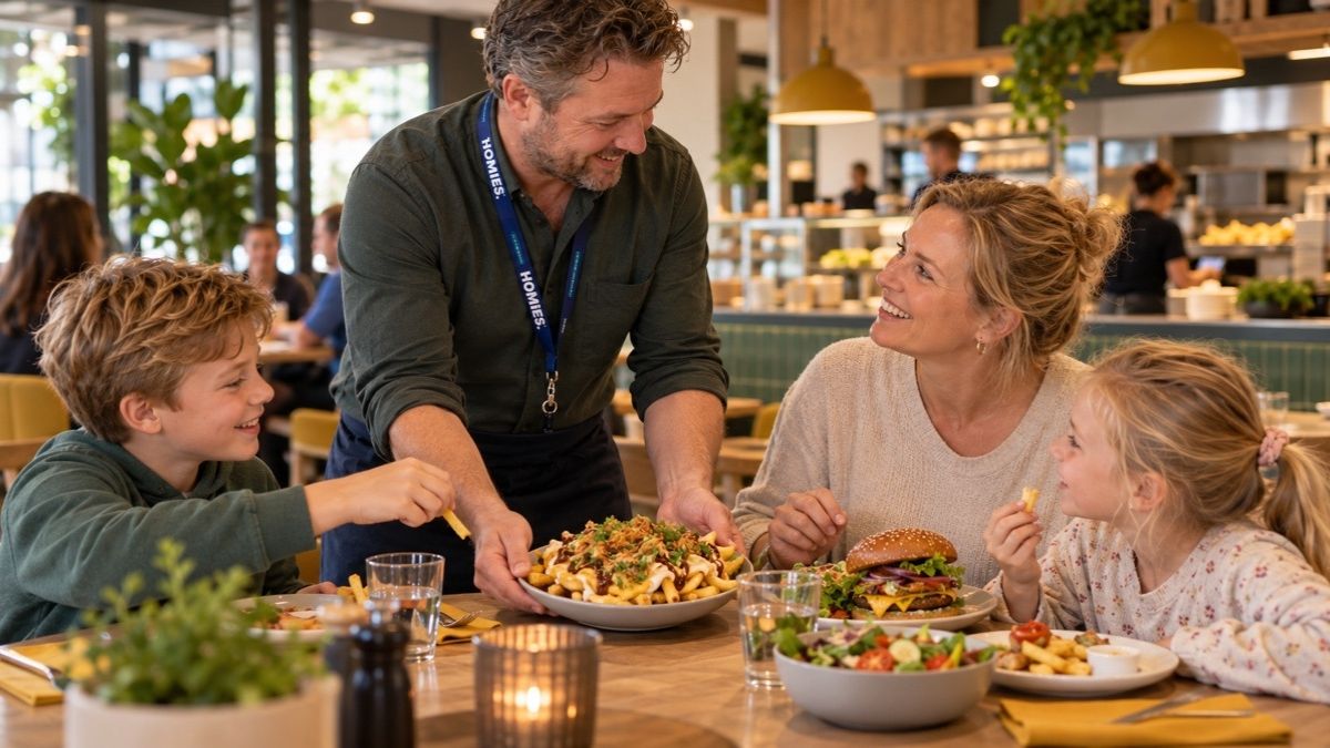 HOMiES Insights - Plaza Food for All - Familiemoment met loaded fries