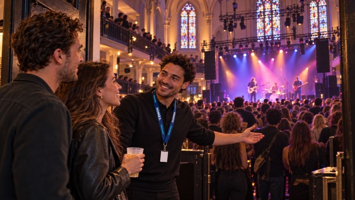 HOMiES Insights - Poppodium Paradiso - Liveconcert in monumentale poptempel