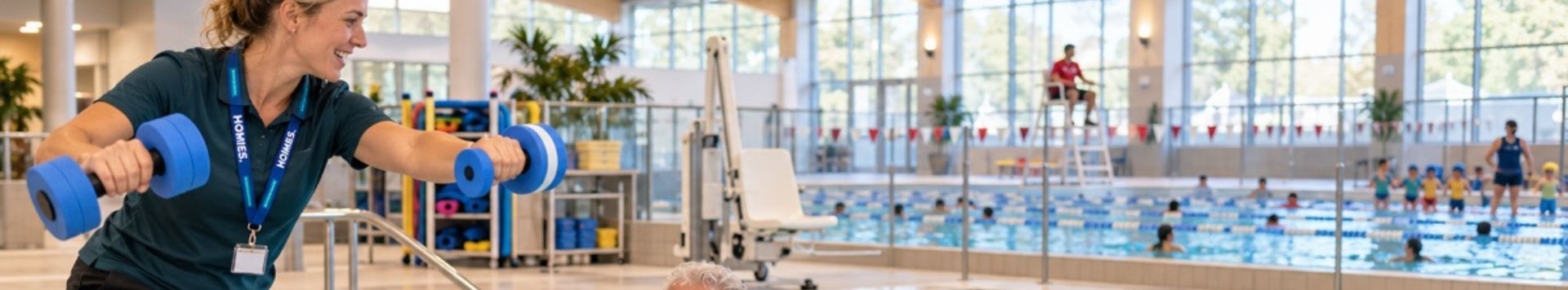 HOMiES Insights - Sportfondsen - Aquasport en vitaliteit in het zwembad