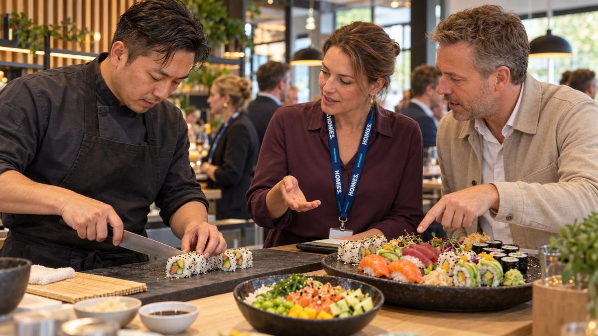 HOMiES Insights - Sushi Station - Live sushi catering op maat