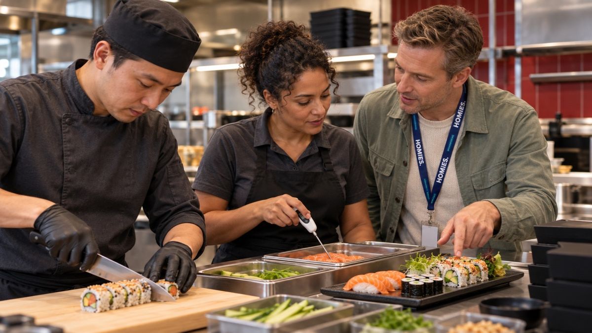 HOMiES Insights - SushiPoint - Kwaliteitscontrole in de sushikeuken