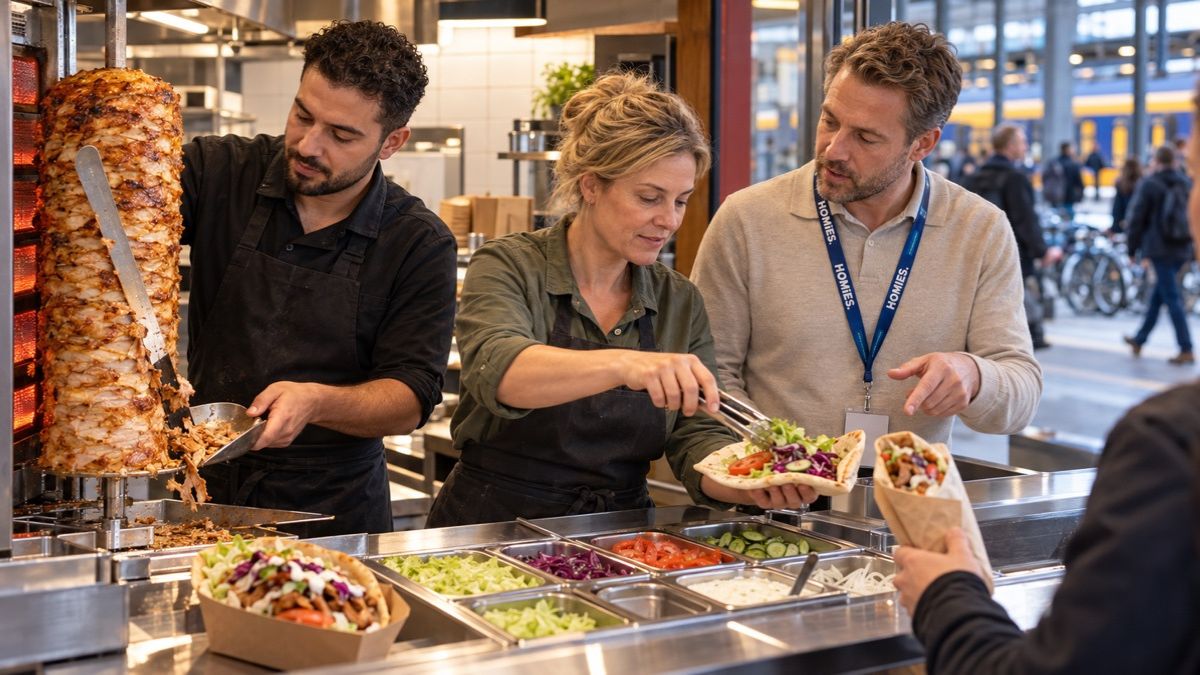 HOMiES Insights - The Doner Company - Verse doner tijdens de stationsspits