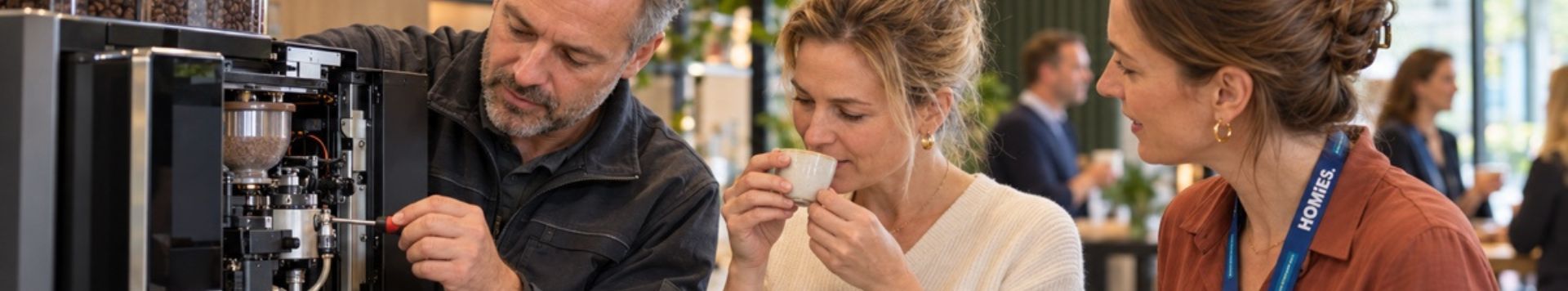 HOMiES Insights - Van Duijnen - Persoonlijke koffieservice op de werkplek