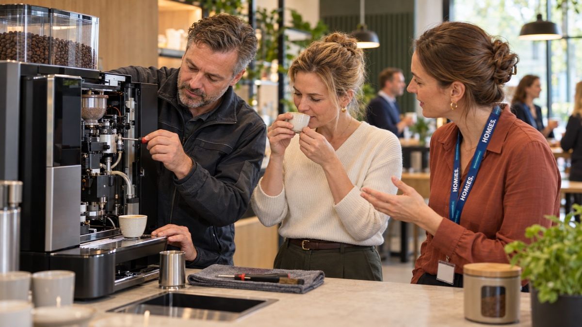 HOMiES Insights - Van Duijnen - Persoonlijke koffieservice op de werkplek