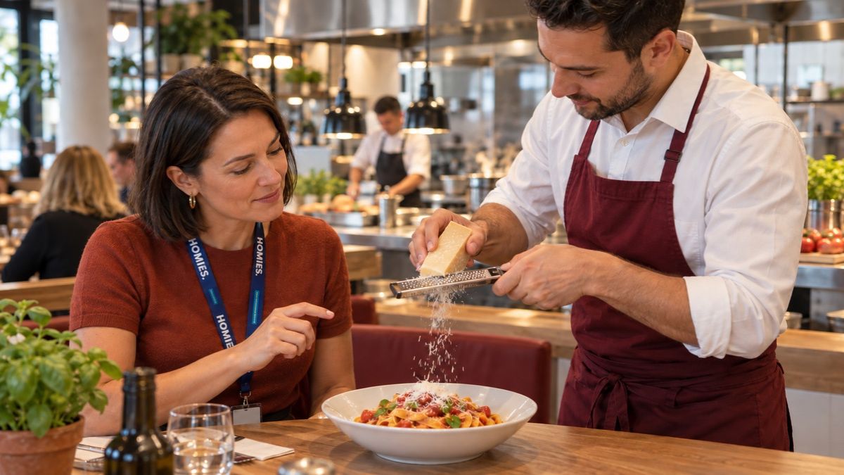 HOMiES Insights - Vapiano - Verse pasta en persoonlijke tafelservice